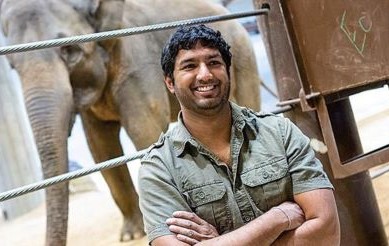 Photo of Sateesh Venkatesh and Elephant