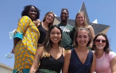Students studying abroad in Ghana