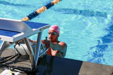 Andrija Petkovic in the Swimming Pool