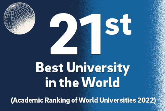 21st best university in the world ARWU 2022