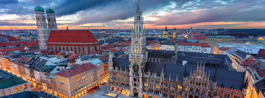 4 of 5, munich cityscape