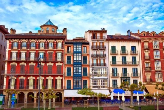 town square in pamplona